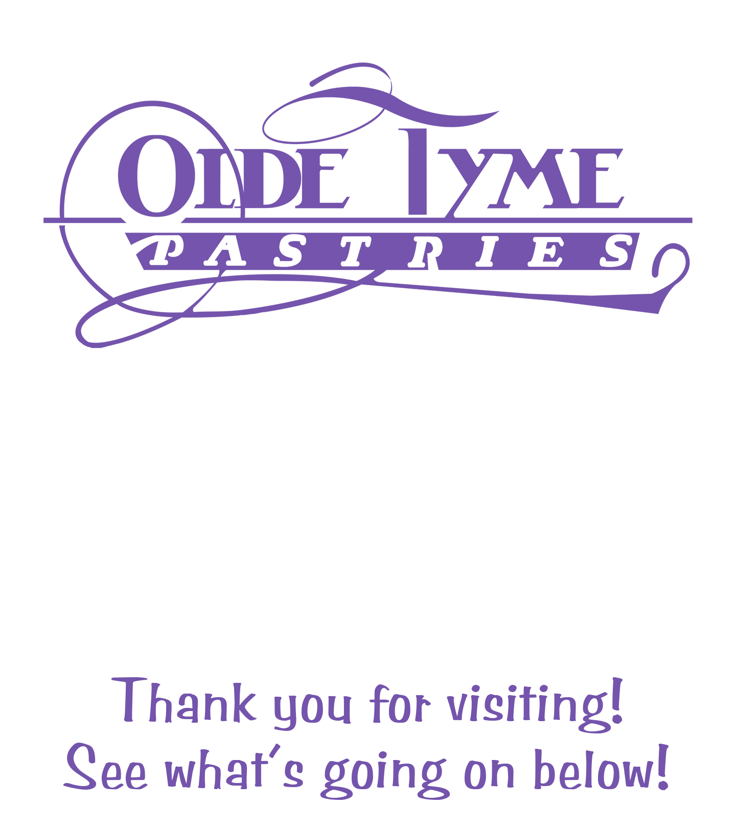 Purple Olde Tyme Pastries Logo